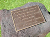 Memorial Rock Urn 1861  Medium Charcoal / Black