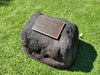 Memorial Rock Urn 1861  Medium Charcoal / Black