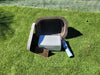 Memorial Rock Urn 1861  Medium Charcoal / Black