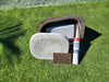 Memorial Rock Urn 1862 Medium Charcoal / Black