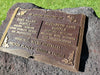 Memorial Rock Urn 1872 Large Double Charcoal/ Black