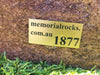 Memorial Rock Urn 1877 Large Double Brown