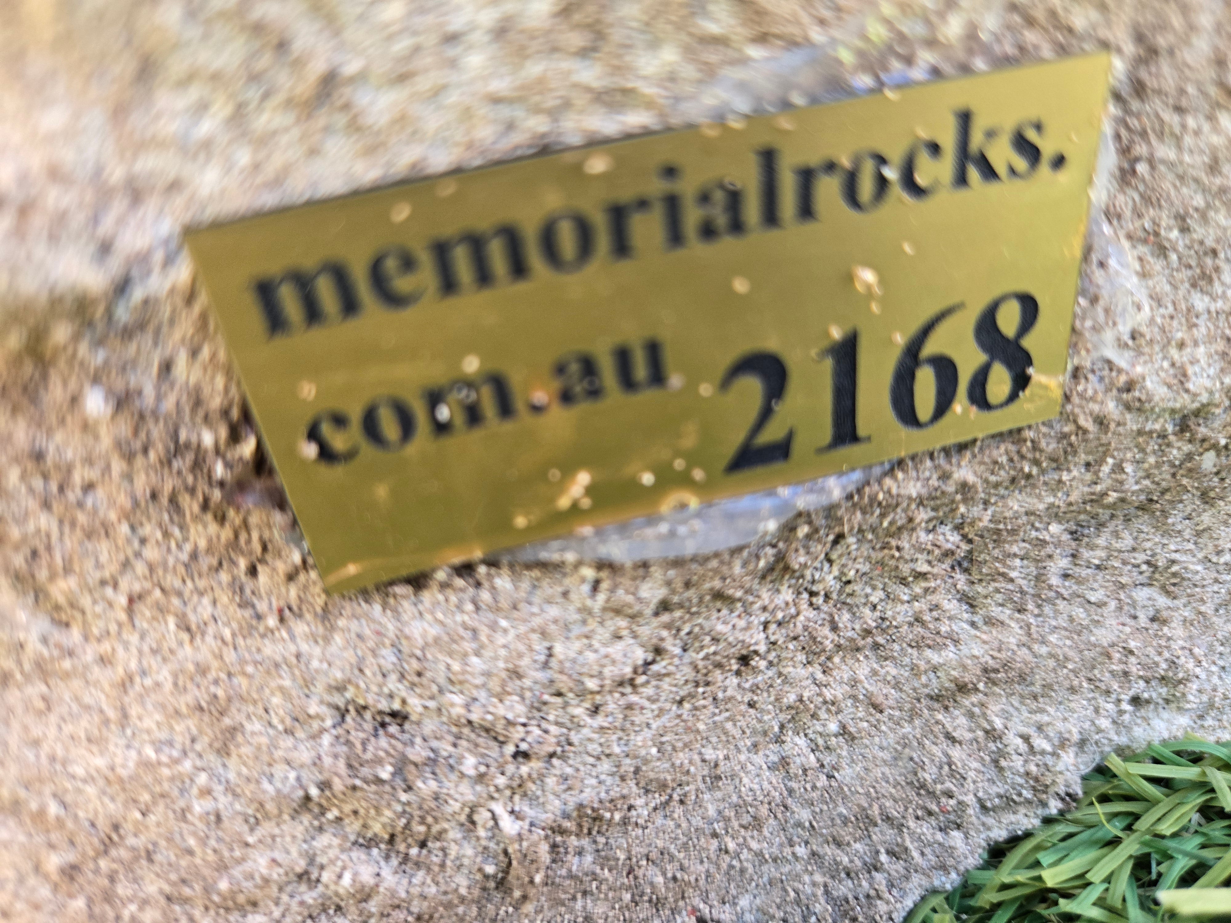 Memorial Rock Urn 2168 Large Double Natural Riversand