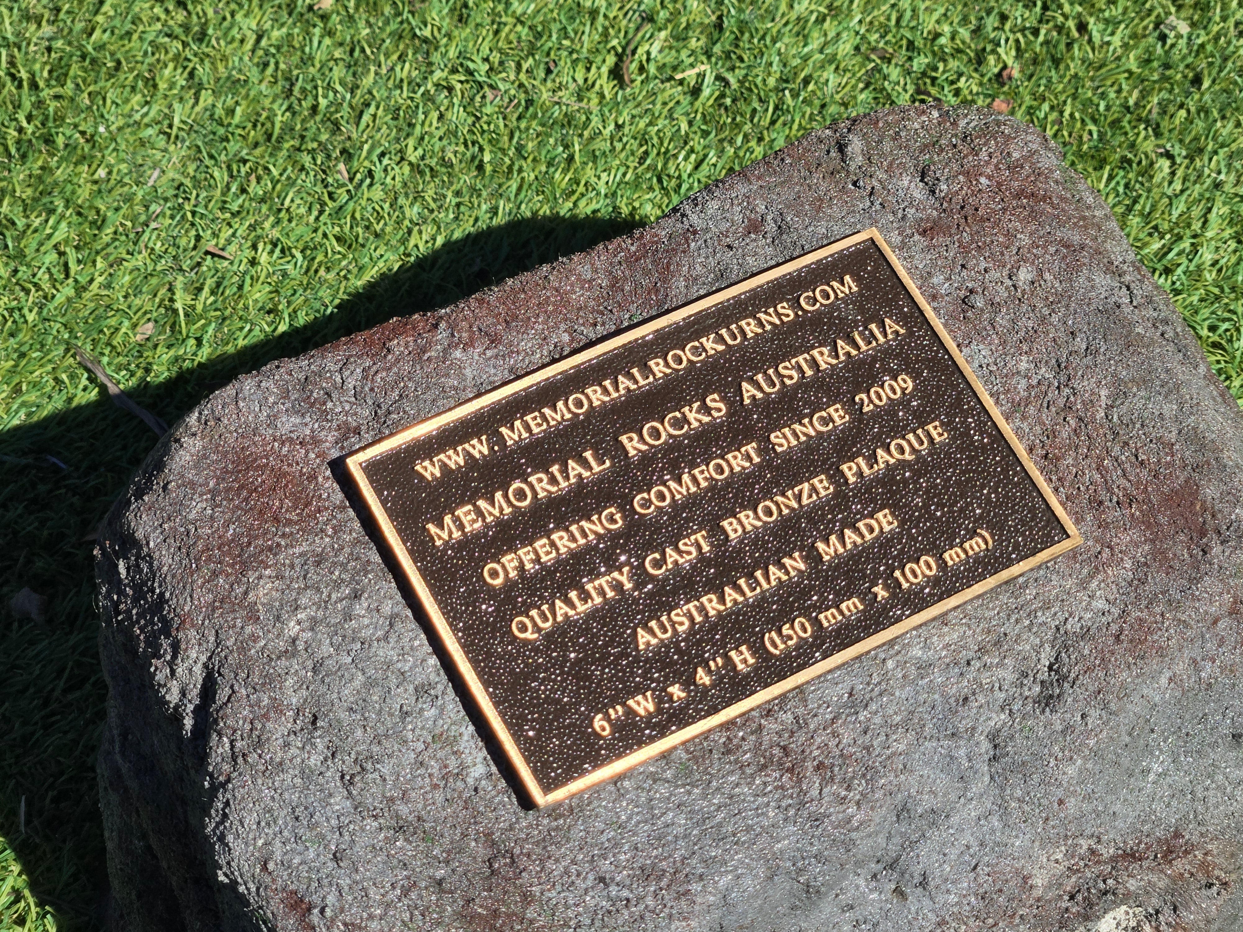 Memorial Rock Urn  2184 Regular Black