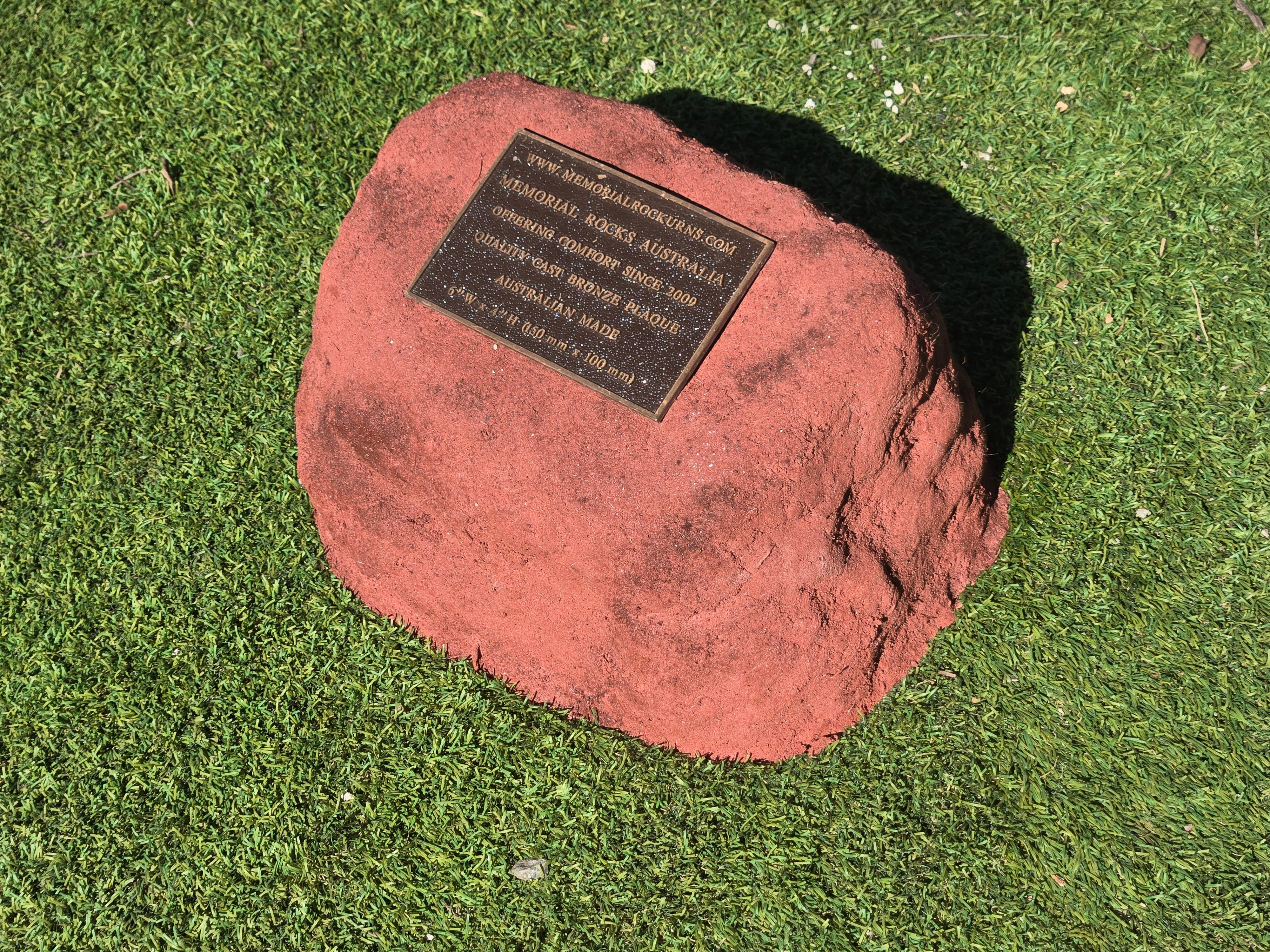 Memorial Rock Urn  2193 Regular Red