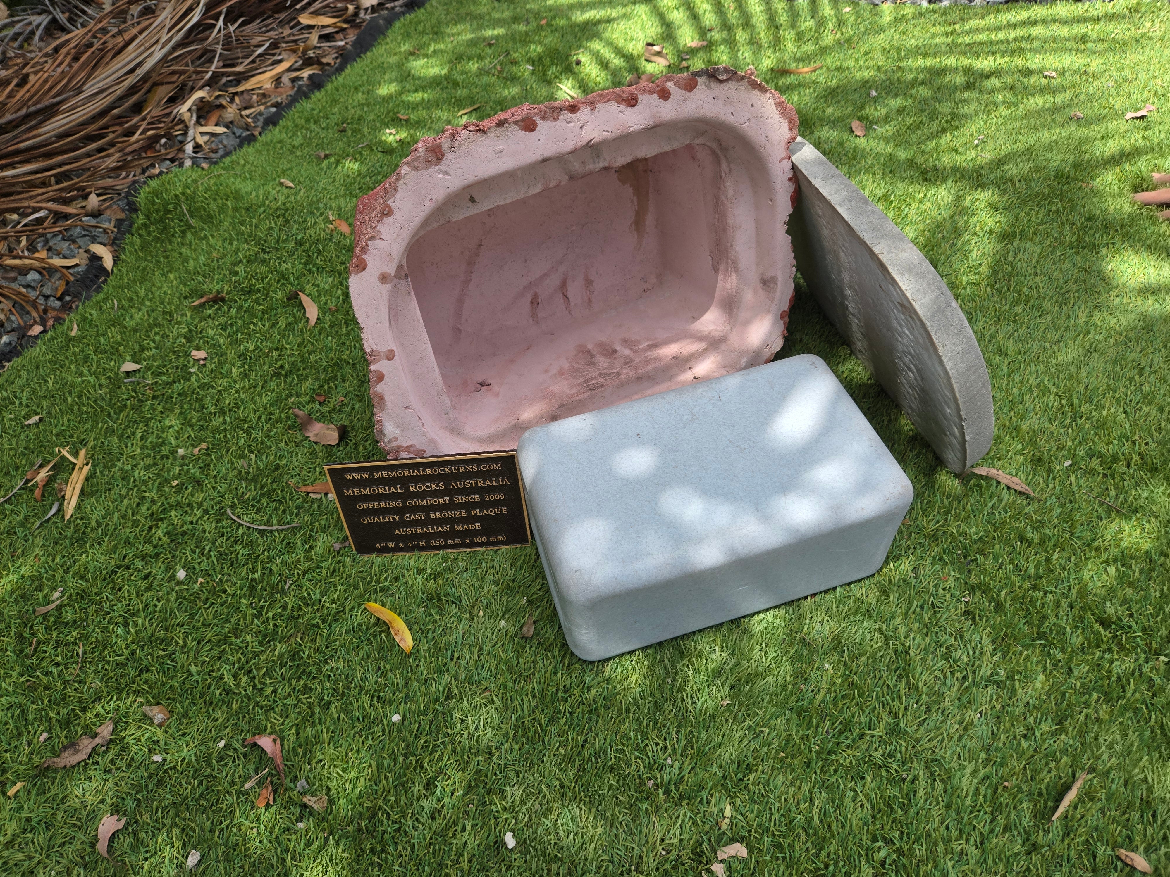 Memorial Rock Urn 2222 Medium Red
