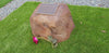 Large Double Memorial Rock Urn 1326  Brown