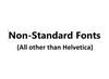 Non-Standard Fonts