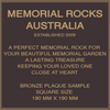 Quality Bronze Plaque Size 190mm x 190mm